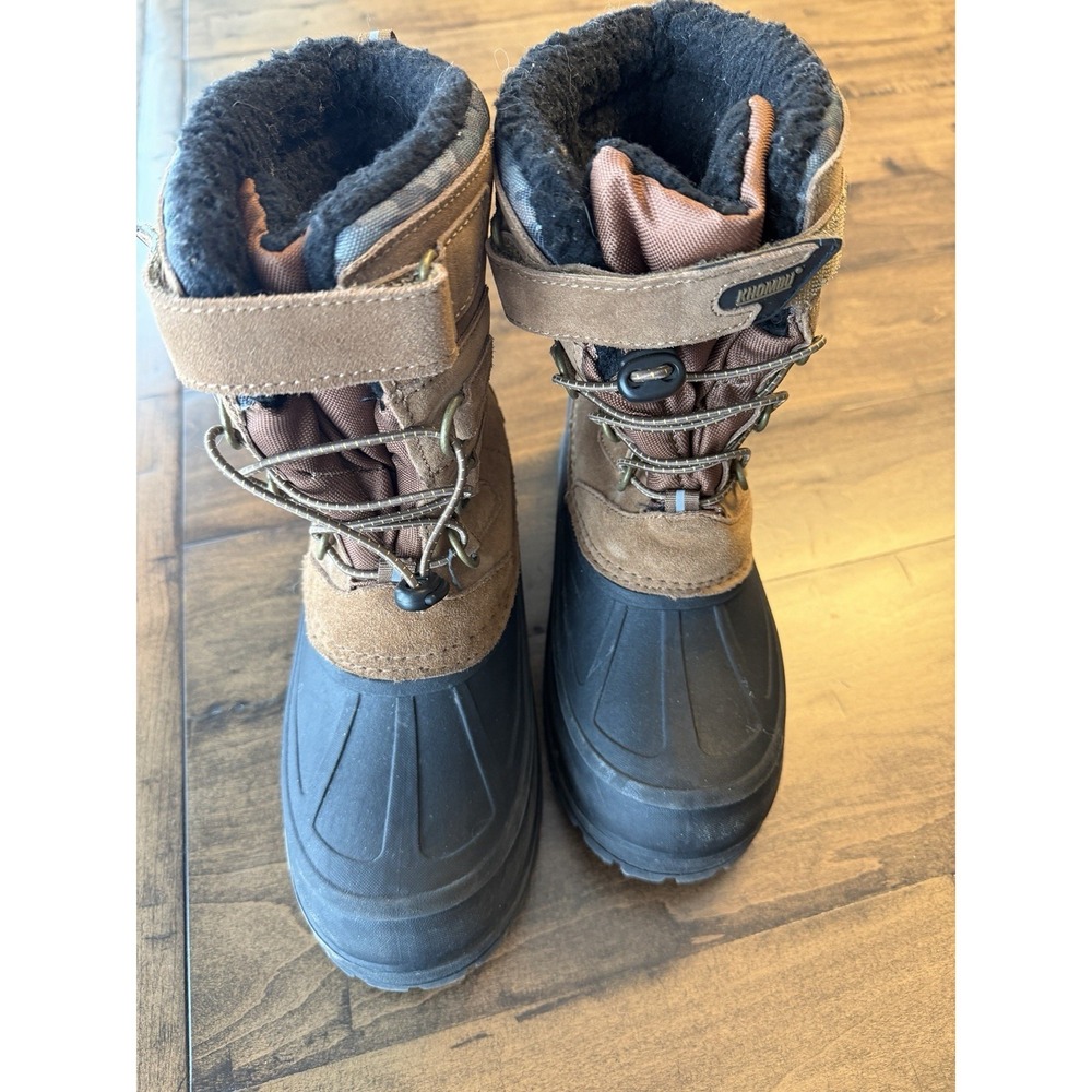 Khombu Boys Snow Boots, Waterproof, Insulated Size 6‎